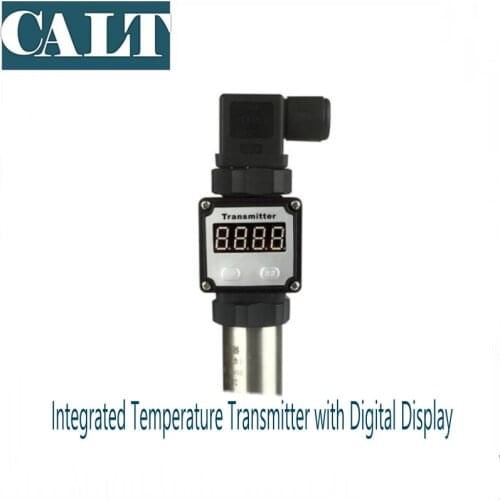 Integrated Temperature Transmitter 4-20ma Output Insert Sensor Module PT100 Thermal Resistance with Digital Display WK-HSM