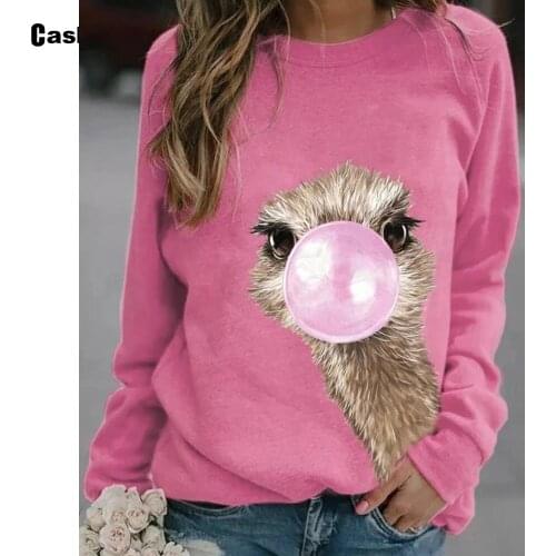 Cashiona 2020 Casual Tshirts Women Long Sleeve Autumn T-Shirts Plus Size 3XL Fashion Print Womens Clothing Top Shirts Feminina