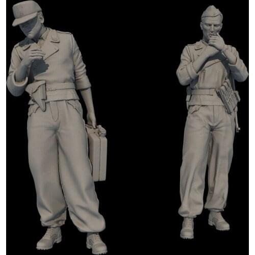 1/35 Resin Figure Model Kit Unassambled Unpainted//1034(2 FIGURES)