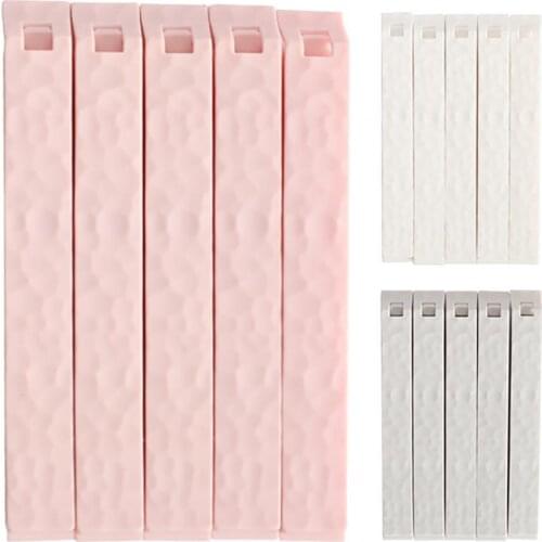 5Pcs Food Sealed Clips Portable Airtight PP Milk Powder Bag Seal Clips Kitchen Tool