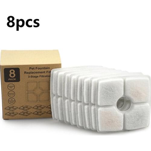 Dog Cat Automatic Feeders Water Drinking Fountain Replaced Activated Carbon Filter Replacement Filters Cat Automatic Feeders