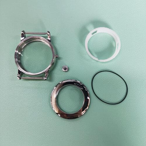 Watch Case 40mm Sapphire Glass watch Case dial Fit ETA 2836,DG2813/3804,Miyota 8200 8215 82 Series