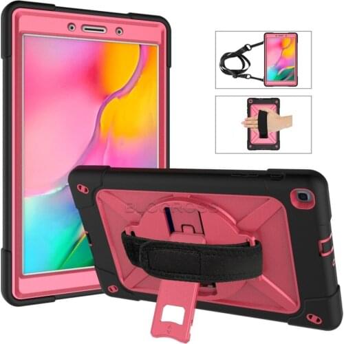 For Samsung Galaxy Tab A 8.0" 2019 SM-T290 Case Heavy Duty Rugged Protective Cover Built-in Stand for Galaxy Tab A8 SM-T290 T295