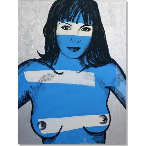 Decorative Retro Picture Scandinavian Nordic Posters and Prints Nude Girl Painting on Canvas Wall Picture Decal for Home Decor