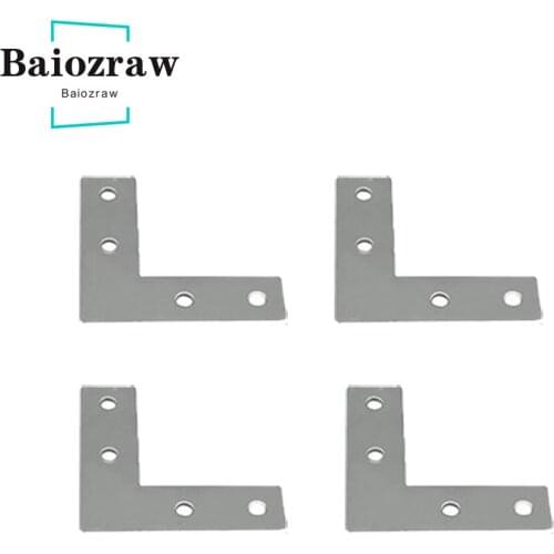 3d Printer Parts 2020 Aluminum Profile L Type Connection Plate Corner Fittings Bracket