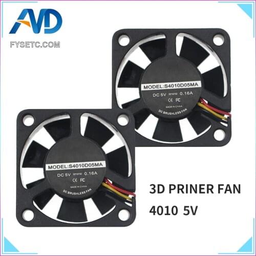 Prusa Mini 3D Printer Parts 4010 Cooling Fan 4010 Fan 5V 40*40*10 Cool Fan Cooler Radiator