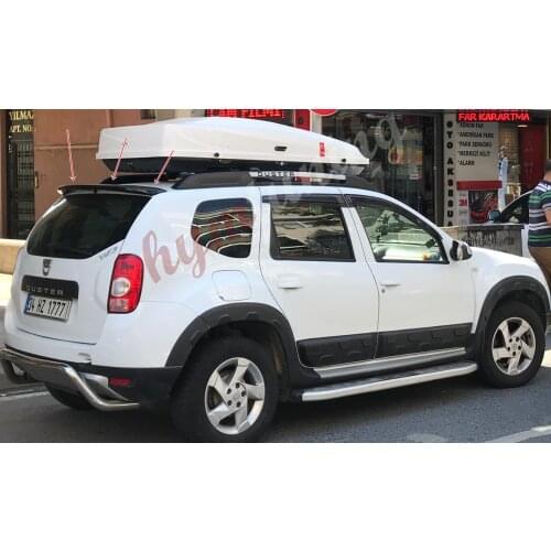 For Dacia Duster Spoiler 2010 2011 2012 2013 2014 2015 2016 2017 Car Accessories Painted (Send Color Code) Ornament