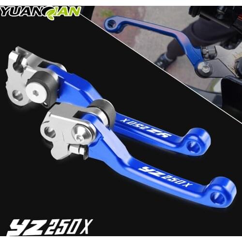 For YAMAHA YZ250X YZ 250X YZ250 X 2016 2017 2018 Motorbike CNC Aluminum Foldable Pivot Brake Clutch Levers Dirt Bike Motocross