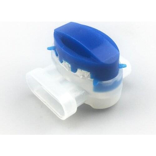 Blue Transparent Electronic Connector 314 Sotchlok Connector 2 Wire Connector 14-22AWG (0.5-1.5mm) Replancement