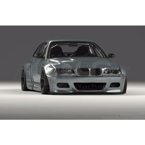 Car-Styling FRP Fiber Glass Front Bumper Lip Fit For 98-05 E46 M3 Coupe GP PD RB Style Front Lip Diffuser