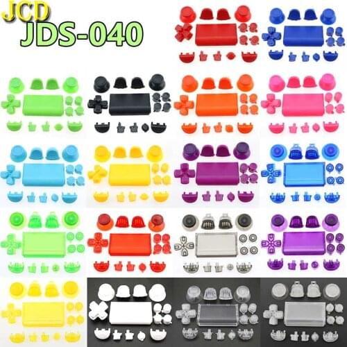 JCD 1Set Joysticks Dpad R1 L1 R2 L2 Direction Key ABXY Buttons for PS4 Pro Slim Controller JDS-040 Full Sets Buttons Replacemen