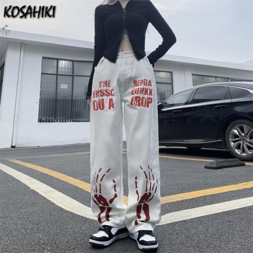 KOSAHIKI Women's High Waist Pants