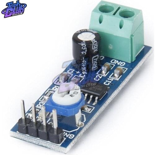 LM386 audio power amplifier module 200 times gain amplifier board mono power amplifier 5V-12V Input
