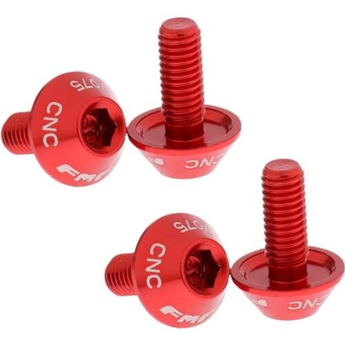 MagiDeal 4Pcs Water Bottle Cage Bolts M5 X12mm Alloy Bike Cycle Hexagon Key