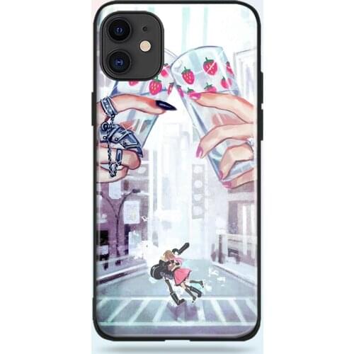 Nana Anime Aesthetic Soft Silicone Glass for IPhone SE 6 6s 7 8 Plus X XR XS 11 12 Mini Pro Max Phone Case Cover Shell