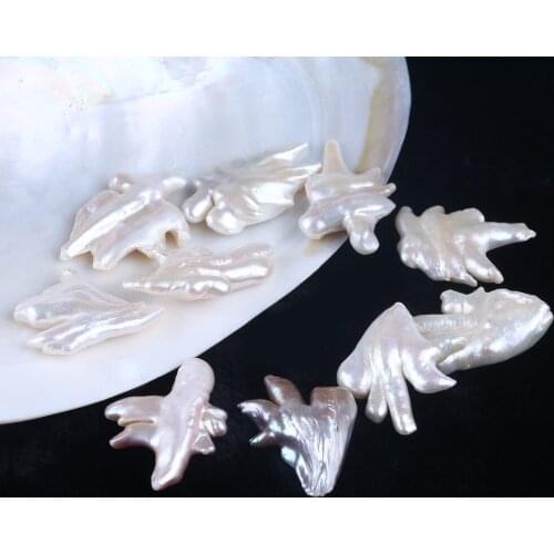 Wholesale AAA 38x25mm Big Size Nugget Irregular Baroque Freshwater Pearl Large Sweet Water pearl
