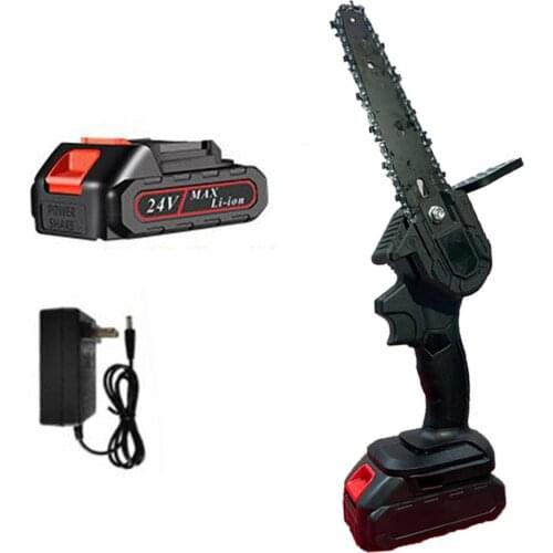 Rechargeable Mini Wood Cutting Chainsaw 6-Inch Handheld Cordless Portable Electric Chainsaw For Fruit Tree Pruning And Logging