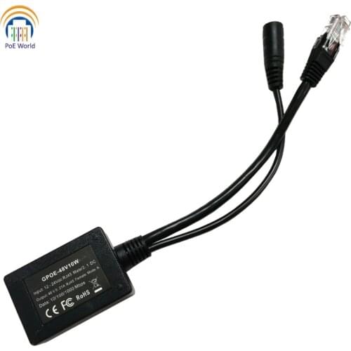 Power Over Ethernet Output 48Volts PoE Converter for any 802.3af or 48V devices