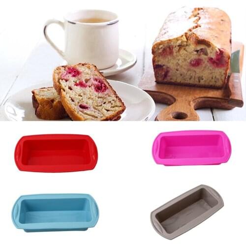 Diy Pastry Baking Toast Bread Moulds 3D Rectangular Form Moon Pan Kitchen Cake Decorating Tools Silicone Cake Mold