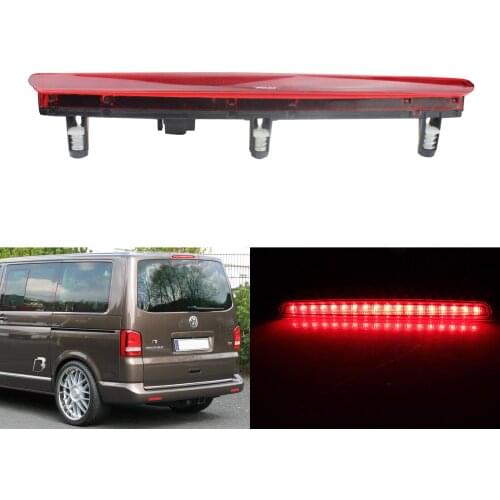 ANGRONG 1x Red LED Rear High Level Brake Stop Light For VW Transporter T5 Multivan Caravelle