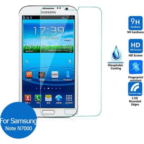 9H Premium Tempered Glass For Samsung Galaxy Note / N7000 i9220 i9228 Screen Protector Toughened Protective Film Guard