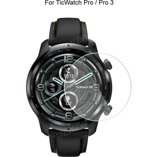 For TicWatch Pro 3 / Pro Smart Watch 2.5D Tempered Glass Screen Protector Protective Film Anti Scratch HD Clear