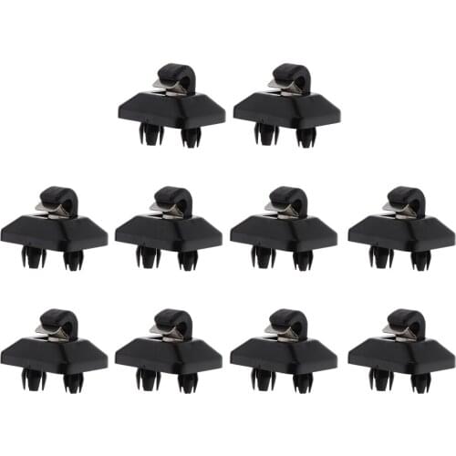 10 Pieces Car Sun Visor Clip Rivet Retainer Fastener For Audi A4 B6 B7