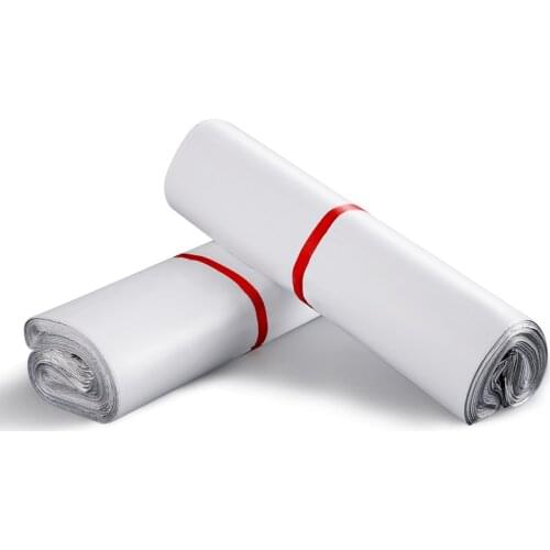 100pcs Thicken Shipping Package Envelope Bag Self Adhesive White Poly Currier Bag Product Packaging Bag PE Courier Bag Packaging