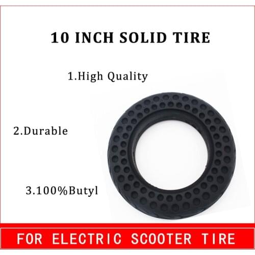10x2.0 10 Inch Solid Tire Honeycomb Tire Scooter Accessories High Quality Elastic Durable Electric Scooters Explosion-proof Tyre