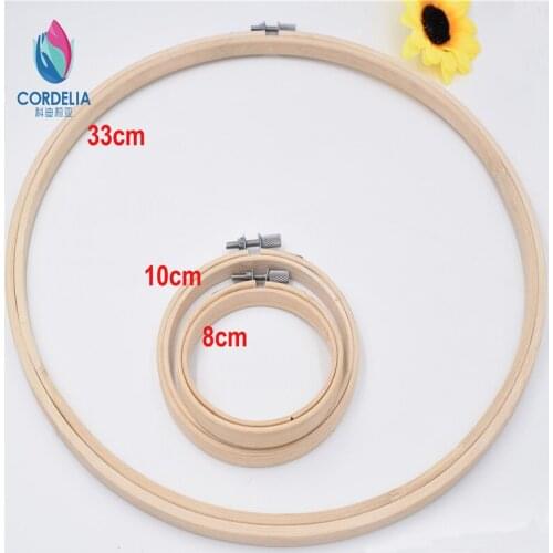 2016 Korean fashion 3 pcs 8 10 33cm round bamboo embroidery hoop as DIY accessories tool sets improve the efficiency photo frame