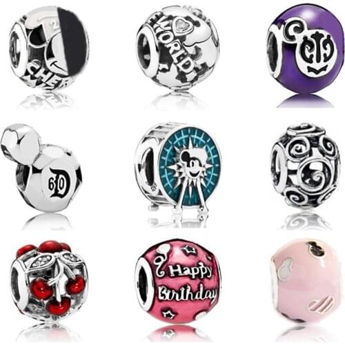 2019 NEW Authentic 100% 925 Sterling Silver Charm lovely Beads collocation Fit Bracelet DIY bracelet The factory wholesale