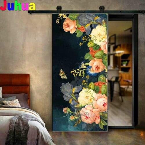 Rose Flower Diamond Painting Full square Mosaic Diamond Embroidery 100% Round Diamond Picture Crafts And Art,100x50cm
