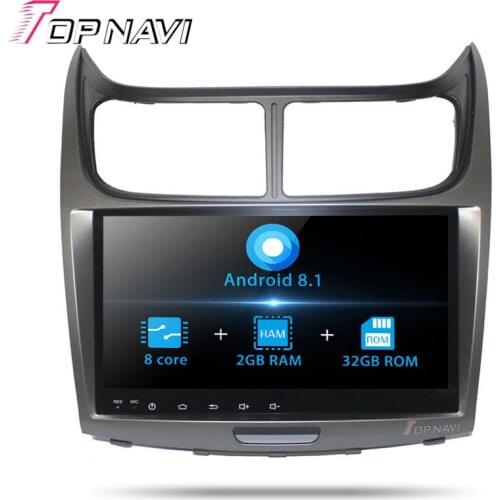 2 din 9'' Android 8.1 Car Video Player For CHEVROLET SAIL 2010 2011- 2013 2014 Auto Media with TV GPS Radio Antenna Radio Stereo