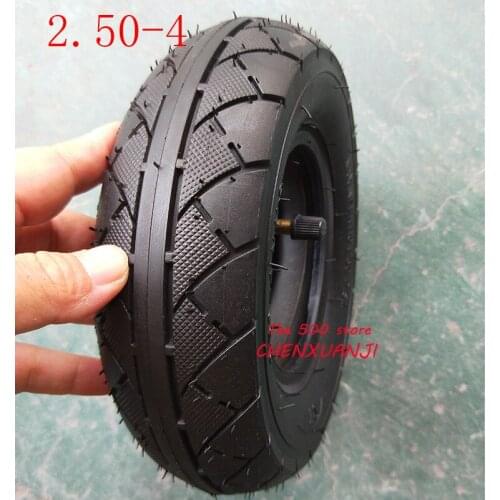 Free shipping size 2.50-4 tire fit Motorcycle tyre Gas Electric Scooter Bike Tire and Scooter wheelchair wheel