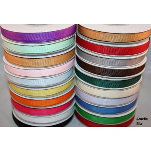 20 Color 10mm Mix Color Grosgrain Ribbon Cords Decoration Gift Packing Wedding Craft Jewelry Findings 100 yards/roll E001