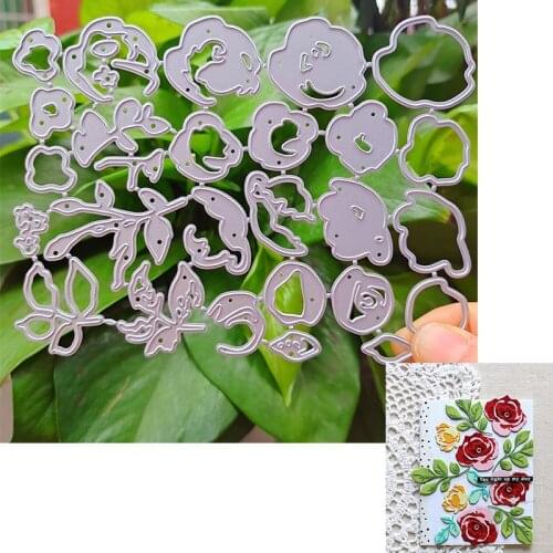Deguang plant series metal cutting die DIY scrapbook 3D creative embossed greeting card decoration flower 2020 NEW