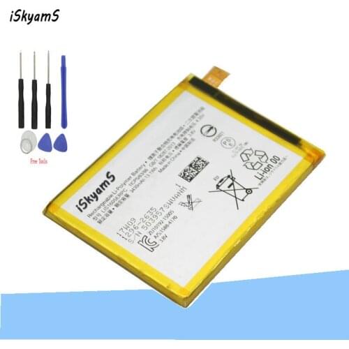 ISkyamS 1x 3430mAh LIS1605ERPC Smart Phone Replacement Battery For Sony E6883 Z5P Dual E6853 Z5 Premium Z 5 Plus +Tool