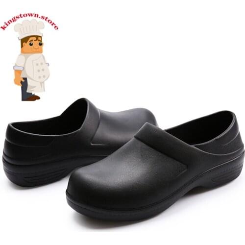 Kitchen Kitchen Shoes Unisex Work Shoes Waterproof Non-Slip Hotel Kitchen Chef Shoes Restaurant Work Slippers Work Chef Shoes