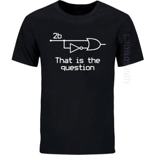 Summer To Be Or Not To Be Electrical Engineer T-Shirt Crew Neck Cotton Oversized Men T Shirt Funny