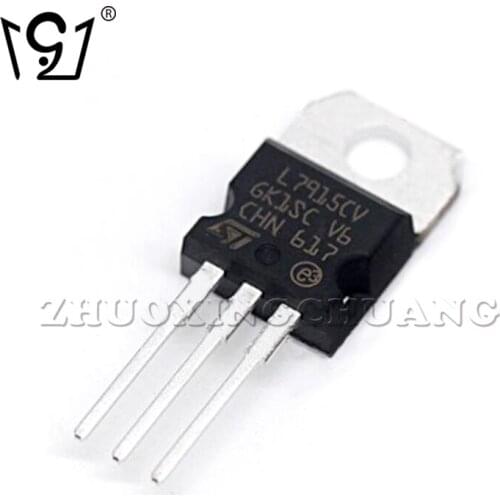 10PCS L7915CV TO220 L7915 TO-220 7915 LM7915 MC7915 7915CV new and original IC