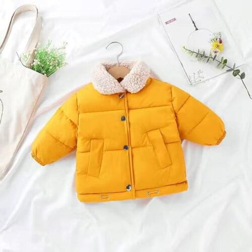 Fashion Kids Parkas Long Sleeve Autumn Winter Coat Children Girl Jacket Toddler Girl Clothes Parkas