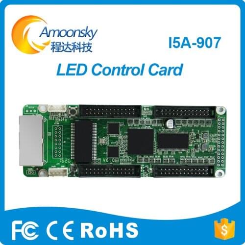 Fullcolor i5a907 receiver new design mini receiving card for full color die casting cabinet