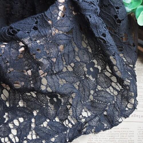 Latest African Lace Floral Leaves Embroidery Lace Fabric Nigerian Wedding Cotton Lace New French Cord Lace Fabric By the Yard