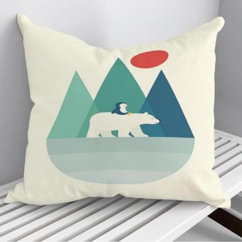 Bear You Throw Pillows Cushion Cover On Sofa Home Decor 45*45cm 40*40cm Gift Pillowcase Cojines Dropshipping