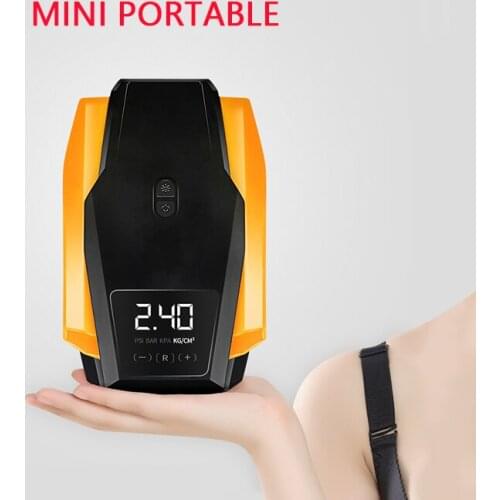 12V/220V Digital Display Car Bicycle Inflatable Pump Air Compressor Portable Automobile Bike Tire Inflator Mini Electric Auto