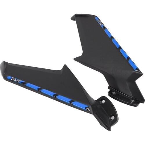 Rearview Mirror Fixed Wind Aerodynamic Wing For KAWASAKI NINJA400 Motorcycle Wind Flow Front Fairing Spoiler Winglets 2018-2021