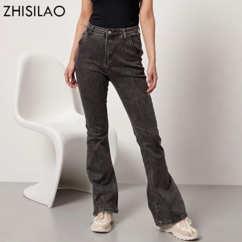 Женские джинсы клеш Zhisilao China At AliExpress