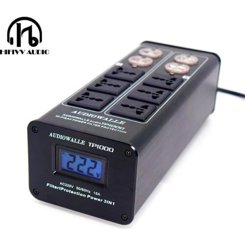 Hifivv audio hifi Power filter TP1000 power supply socket lightning protection voltage display socket