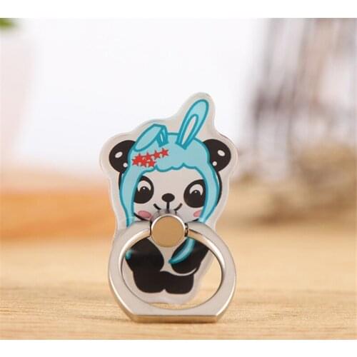 Finger Ring Mobile Phone Holder Stand For Phones Grip Support Accessories Telephone Smartphone Panda Cell Phone Stand Holder
