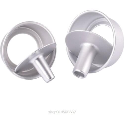 4inch 6inch Aluminum Alloy Round Chiffon Cake Pan Removable Bottom Hollow Chimney Cake Mold DIY Baking Tools D09 20 Dropshipping